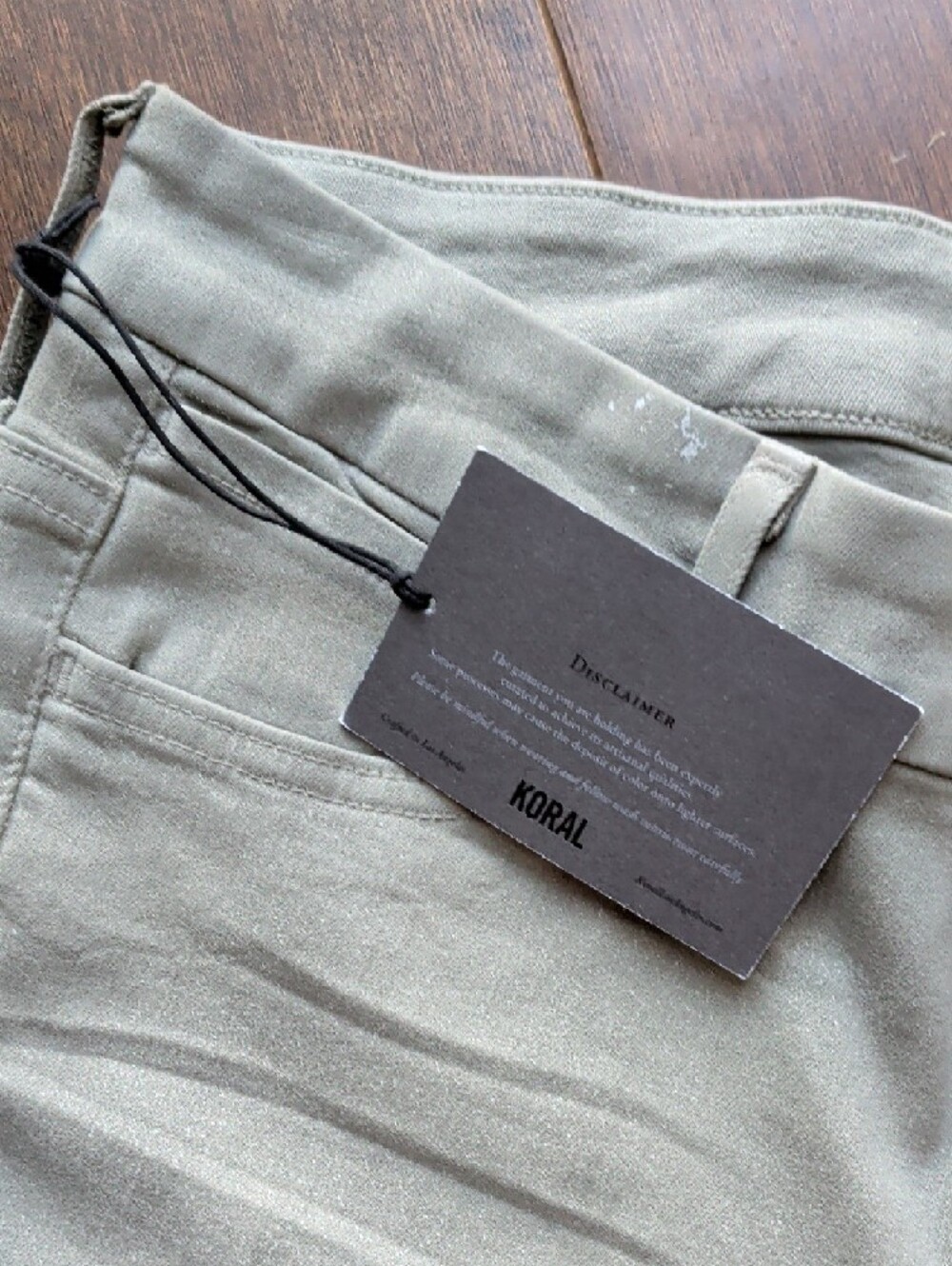 Koral Light Gray Slim Straight Jeans - Picture 2 of 2